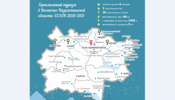 Winter recreation map
