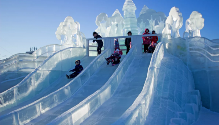 Snow slides