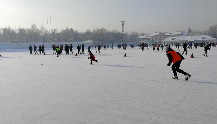 Ice skating